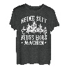 Herren Keine Zeit Muss Holz Machen Holzeinschlag T-Shirt