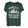 Herren Keine Zeit Muss Holz Machen Holzeinschlag T-Shirt