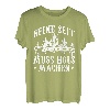Herren Keine Zeit Muss Holz Machen Holzeinschlag T-Shirt