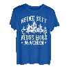Herren Keine Zeit Muss Holz Machen Holzeinschlag T-Shirt