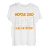 Pferd Papa Scan für Zahlung lustig für Papa T-Shirt