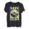 Save Vinyl Sound Musiker Plattenspieler Schallplatte DJ T-Shirt