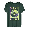 Save Vinyl Sound Musiker Plattenspieler Schallplatte DJ T-Shirt