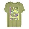 Save Vinyl Sound Musiker Plattenspieler Schallplatte DJ T-Shirt