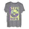 Save Vinyl Sound Musiker Plattenspieler Schallplatte DJ T-Shirt