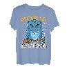 Offizielles Eulen Schlafshirt - Eule Müde Nachthemd T-Shirt