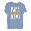 Papa ist mein Held Vatertag Stiefvater Papi Dad Xmas T-Shirt