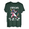 Herren Einhorn Daddy Mädchen Geburtstagskleidung, DaddyCorn T-Shirt