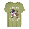 Herren Einhorn Daddy Mädchen Geburtstagskleidung, DaddyCorn T-Shirt