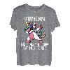 Herren Einhorn Daddy Mädchen Geburtstagskleidung, DaddyCorn T-Shirt