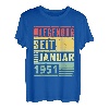 Legendär seit Januar 1951 71. Geburtstag Vintage T-Shirt