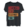 60. Geburtstag Legendär Seit Dezember 1962 Geschenk T-Shirt