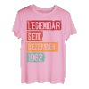 60. Geburtstag Legendär Seit Dezember 1962 Geschenk T-Shirt