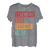 60. Geburtstag Legendär Seit Dezember 1962 Geschenk T-Shirt