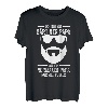 Herren Bärtiger Papa Bartträger Vater Hipster Vatertag T-Shirt