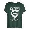 Herren Bärtiger Papa Bartträger Vater Hipster Vatertag T-Shirt