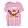 Frohe Weihnachten Outfit Rentier Santa Deutsche Weihnachten T-Shirt
