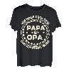Herren Ich Habe Zwei Titel Papa & Opa Vater lustig Spruch Geschenk T-Shirt