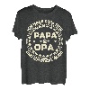 Herren Ich Habe Zwei Titel Papa & Opa Vater lustig Spruch Geschenk T-Shirt