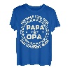 Herren Ich Habe Zwei Titel Papa & Opa Vater lustig Spruch Geschenk T-Shirt