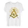 Bruder Hüter Schützen Beschützen Zirkel Freimaurer Geschenk T-Shirt