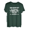 Richtig cooler Papa, Witziges Vater Motiv mit Spruch, Herren T-Shirt