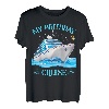 My Birthday Cruise Ship Shirt Feuerwerk Party Herren Damen Kinder T-Shirt