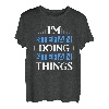 Herren I'm Stefan Doing Stefan Things Vornamen Spruch Geschenk T-Shirt