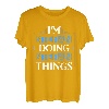 Herren I'm Stefan Doing Stefan Things Vornamen Spruch Geschenk T-Shirt