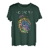 No Racism Fingerabdruck Regenbogen Dezent Schlicht Human T-Shirt