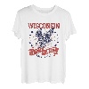 Retro USA Freedom Eagle 1848 - Vintage State Wisconsin T-Shirt