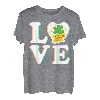 Love Irish Leprechaun Herren Damen Kinder Jungen & Mädchen Pattys Day T-Shirt