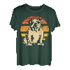 Retro Englische Bulldogge T-Shirt Geschenk Idee