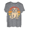 Retro Englische Bulldogge T-Shirt Geschenk Idee