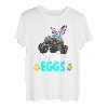 Oster-Junge Monster Truck Crushing Egg Bunny Ostertag T-Shirt