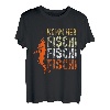 Angler Spruch Komm her Fischi Fischi Angeln T-Shirt