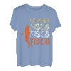 Angler Spruch Komm her Fischi Fischi Angeln T-Shirt