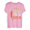 Angler Spruch Komm her Fischi Fischi Angeln T-Shirt