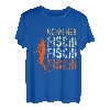 Angler Spruch Komm her Fischi Fischi Angeln T-Shirt