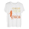 Angler Spruch Komm her Fischi Fischi Angeln T-Shirt