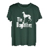 The Dogfather - lustiges Greyhound T-Shirt Hund Windhund T-Shirt