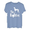 The Dogfather - lustiges Greyhound T-Shirt Hund Windhund T-Shirt