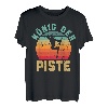 Herren Skifahrer Lustig Ski König Der Piste Skifahren T-Shirt