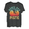 Herren Skifahrer Lustig Ski König Der Piste Skifahren T-Shirt
