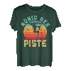 Herren Skifahrer Lustig Ski König Der Piste Skifahren T-Shirt