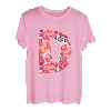 Buchstabe D Alphabet Vorname Konsonant Blume Garten Geschenk T-Shirt