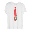 Weihnachten Krawatte Lustiges Schlips Geschenk Jungen Herren T-Shirt