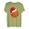 Weihnachten T-Shirt Basketball Sport Geschenk Damen Herren T-Shirt