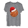 Weihnachten T-Shirt Basketball Sport Geschenk Damen Herren T-Shirt