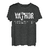 Vathor Fathor Vater Thor Cool Hammer Papa Wikinger T-Shirt